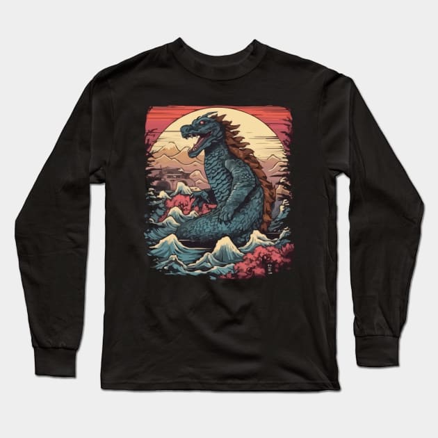 Godzilla King of the Monsters: All Hail the King Long Sleeve T-Shirt by Pixy Official